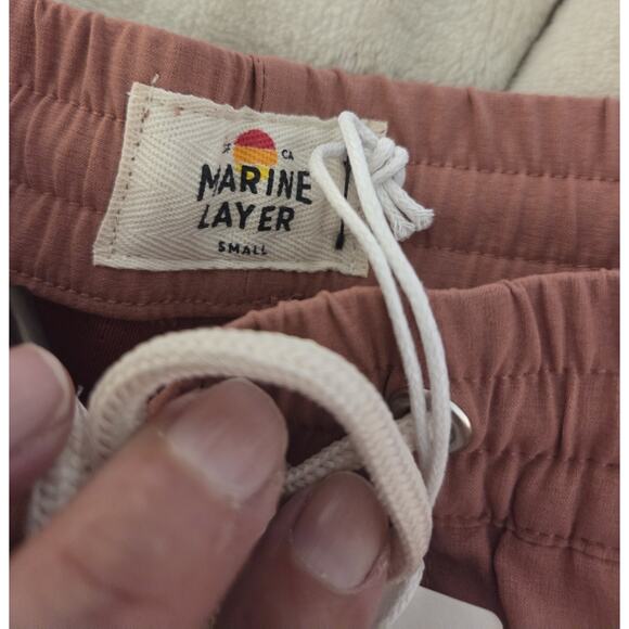 Marine Layer Lined Sport & Swim Shorts 6" Faded Rose Mens S - Picture 3 of 8